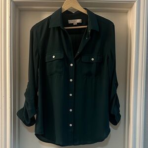 LOFT Deep Green Shirt